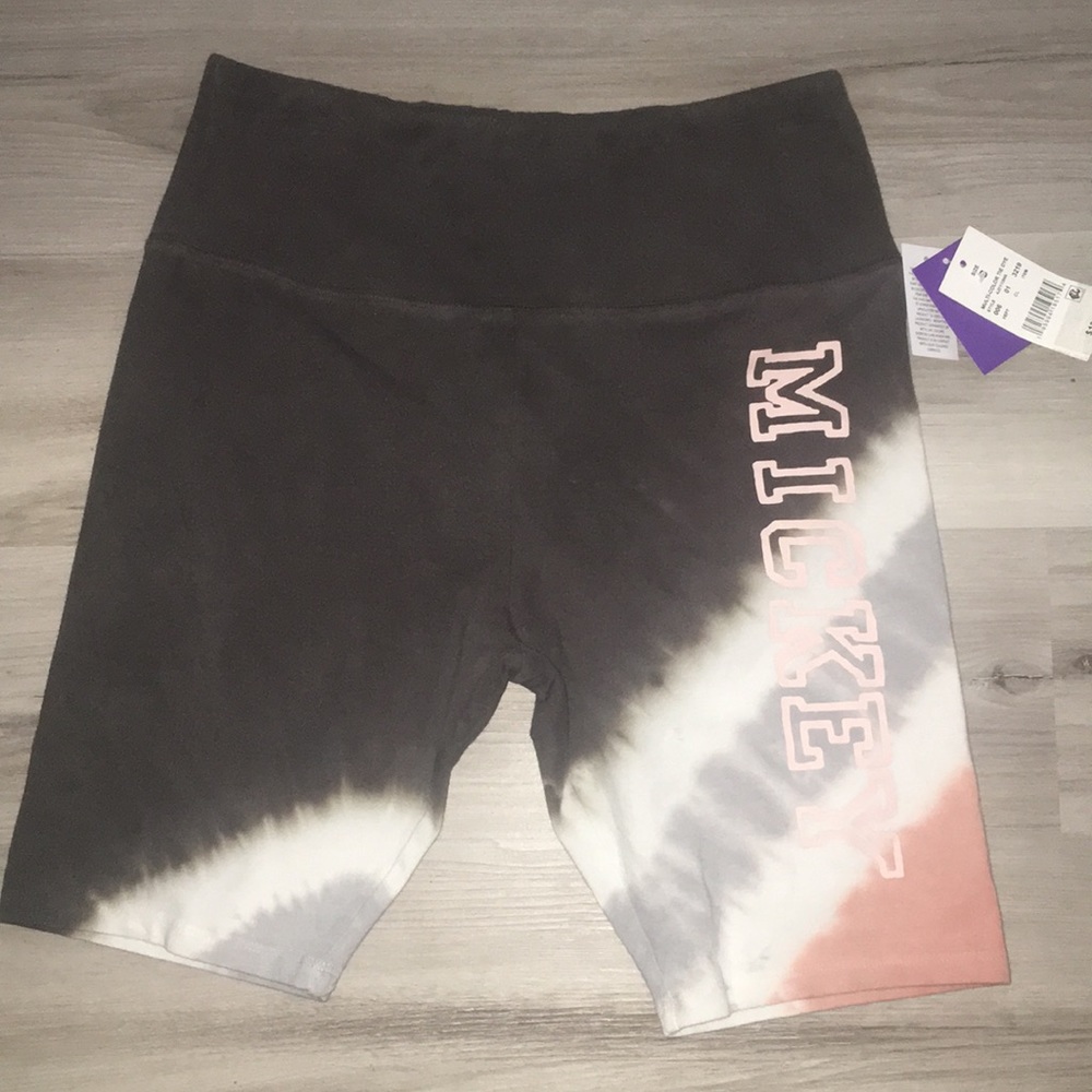 Women’s Disney Mickey Graphic Bike Shorts, Size Small, NEW with tags